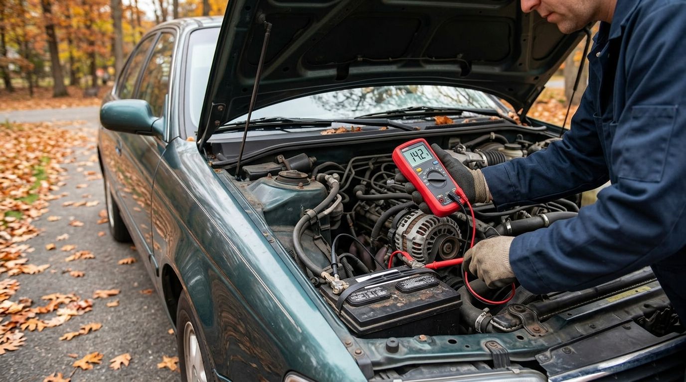 Sprawdzanie napięcia ładowania i alternatora