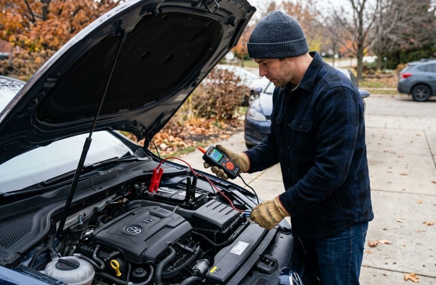 Jak sprawdzić stan akumulatora samochodowego przed zimą?